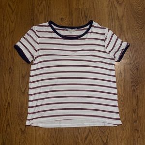 Red, White, and Blue Striped T-Shirt